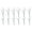Green1, variant on 6Pcs Stackable Support Stakes Climbing Support Structures - for Indoor & Outdoor Use Garden Alternative to Pole for Tall Potted Plants, Monstera Support Holder Stick