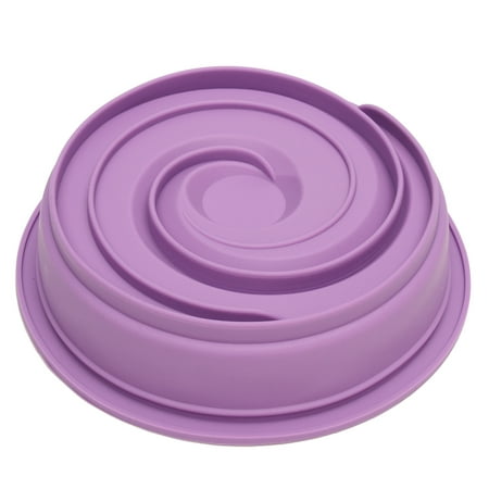 Meigar Silicone Round VORTEX Spiral Mold For Cake Decorating Pans Baking Mousse Brownie Chiffon Sponge Cakes Pan Molds