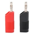 thumbnail image 2 of Herwey 4mm Soldering Free Banana Adapter Plug Large Current Mini Banana Plug Connectors, 2 of 8