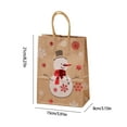 thumbnail image 3 of Darzheoy Christmas Kraft Gift Bags, Holiday Paper Gift Bags, Small Christmas Gift Bags with Handles, for Christmas Holidays Party Favors and Presents, 3 of 6