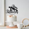 thumbnail image 4 of Cake Topper Naicaek Negro con Brillo para Cumpleaños Fitness, 4 of 7