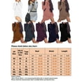 thumbnail image 2 of Innerwin Robe Chandail Col Haut Femme Chandail Jumper Vacances Manches Longues Robe Mini Ample Gris Clair P, 2 of 2