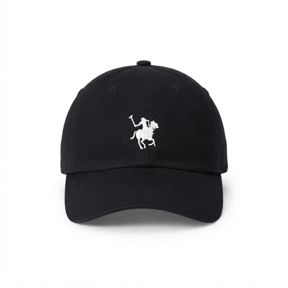 Gorra Polo Club Unitalla Negro con Blanco