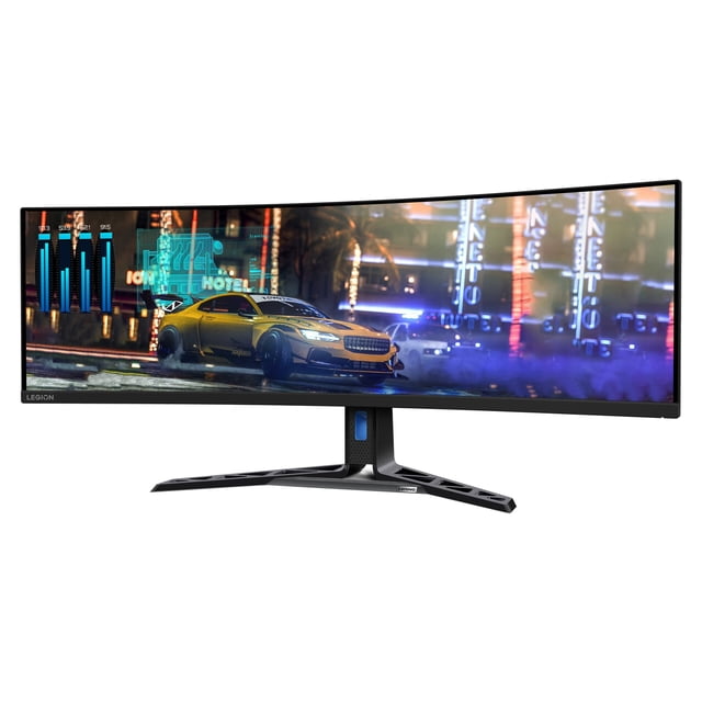 Open Box - Lenovo Legion R45w-30 44.5-inch VA Curved DualQHD 170Hz USB-C Docking Gaming Monitor, For Gaming