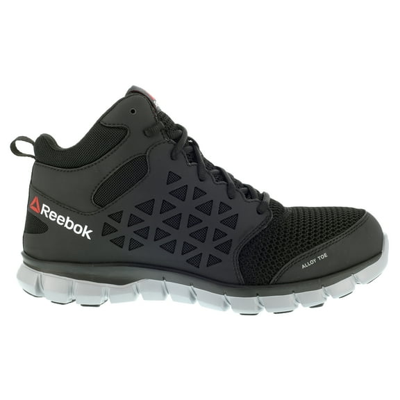 Reebok Mens Black Mesh Work Boots Sublite AT 5 W