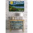 thumbnail image 2 of Wallowa Lake, Oregon, Starry Night (24x36 Giclee Gallery Art Print, Vivid Textured Wall Decor), 2 of 3