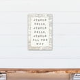 thumbnail image 4 of Creative Products Jingle Bells 12x18 Canvas Wall Art, 4 of 5