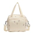 thumbnail image 2 of Bolso de mano para mujer, tipo cartera, con compartimentos y correa ajustable bordada. tulipán, 2 of 9