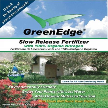 Release Granules - Greenedge Slow Release Fertilizer 6-3-2 1000 Sq. Ft. Granules Organic 15 Lb.
