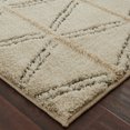 thumbnail image 3 of Mohawk Home Loft Linear Diamonds Cream Woven Area Rug, 5'x8', Cream & Grey, 3 of 5