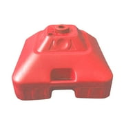 Water and Sand Fillable Beach Umbrella Stand Windproof for Outdoor Lawn Backyard Red