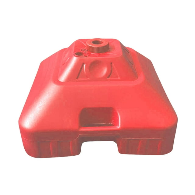 Base de Support de Parasol Remplissable Base de Parasol de Patio Support de Poteau pour Pelouse Terrasse Rouge
