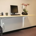 thumbnail image 3 of 2 Pack 15 in x 21 in White Workstation Bracket, 3 of 3