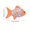 Tangerine, variant on Pet Cat Toys, Crinkle Paper, Plush Fish, Pet Supplies, Durable For Biting And Grinding Teeth