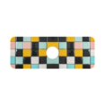 thumbnail image 7 of Yayeee Faucet Mat for Kitchen Sink 14.7" Diatomite Long Splash Guard Pad, Yellow Checkered Pattern, 7 of 7