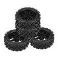 thumbnail image 1 of LYUMO 4pcs/set Racing Off-Road Vehicle Tires Rubber Tyre Wheel Rim for RC 1:10 Car Part, 1/10 Off-road Tires, RC Accessory, 1 of 8