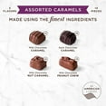 Assorted Caramels in Milk Dark Chocolate, Mother's Day Chocolate Gift
