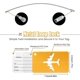 thumbnail image 2 of Luggage Tags for Suitcases, 6 Pack Luggage Labels Aluminium Alloy Suitcase Tags with Steel Loop for Travel Baggage Identity ID Labels (Gold), 2 of 5