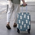 thumbnail image 3 of Poodle Dog and Footprint Luggage Cover Fashion Suitcase Cover Baggage Covers Fit 25-28 Inch Luggage (Go Travel), 3 of 5