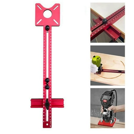 

Midewhik Celebration Activ Router Bracke Cabinet Hardware Adjustable Cabinet Template Tool Aluminum Alloy Woodworking Drilling Hole Punch Locator for Drawer Cabine
