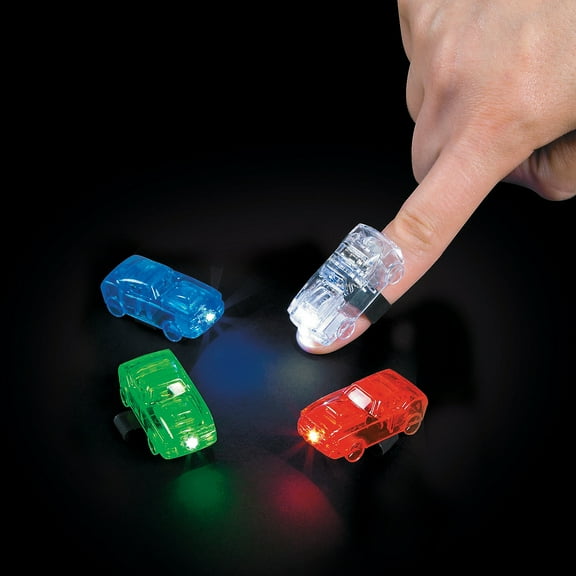 Car Shaped Finger Beams - Party Favors - 12 Pieces
