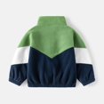 thumbnail image 5 of YOUYEDIAN Sherpa Jacket for Toddler Casual Color Block Design Zipper Warm Comfy Coat Long Sleeve High Neck Jacket, 5 of 5