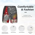 thumbnail image 5 of Xecao Traditional Scandinavian Dwarf for Men's Swimming Trunks Swim Trunks Quick Dry Swim Shorts with Mesh Lining Funny Swimwear Bathing Suits, 5 of 9
