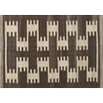 thumbnail image 1 of Ahgly Company Indoor Rectangle Contemporary Bakers Brown Abstract Area Rugs, 7' x 9', 1 of 6