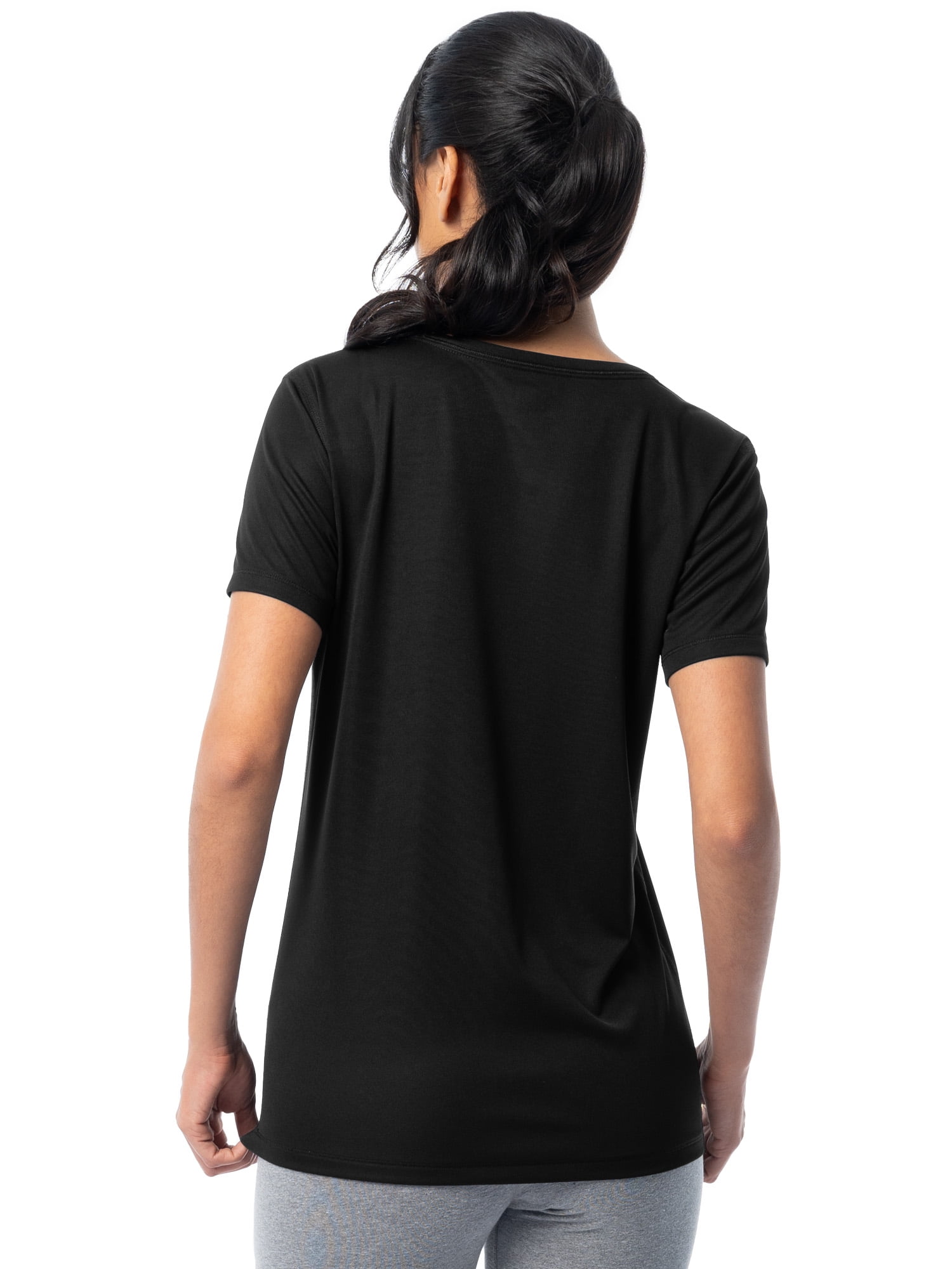 Athletic Works Women's and Women's Plus Core Active V-Neck T-Shirt, Sizes XS-4X