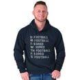 thumbnail image 5 of Bored Football Sport Schedule Hoodie Hooded Sweatshirt Men Brisco Brands M, 5 of 6