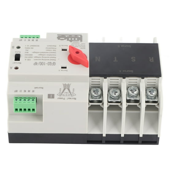 Automatic Transfer SwitchDual Power Automatic Transfer Power Transfer Switch Generator Changeover Switch Sturdy Construction