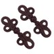 thumbnail image 1 of 3 Botones De Rana Con Nudo Chino, Botones Para Cubierta De Silla, 2 Uds. Para Abrigos, Traje, Cárdigan, Café, 1 of 7