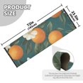 thumbnail image 5 of Yayeee Runner Rug for Bedroom 2'x6' Machine Washable Hallway Non Slip Mat, Retro Floral Orange, 5 of 8