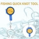 thumbnail image 3 of Herramienta de nudo rápido para pesca, cortador de nudos de uñas, dispositivo de pesca (azul), 3 of 9