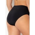 thumbnail image 2 of Swimsuits for All Women's Hollywood Colorblock Wrap Bikini Bottom, 2 of 2