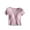#110-Pink, variant on Womens Summer Top Lightweight Breathable Built-in Bra Two-Layer Layering Casual Homewear