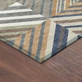 thumbnail image 3 of Addison Rugs Chantille Indoor/Outdoor Transitional Patchwork Copper Machine Washable Round Rug, 8' x 8', 3 of 8