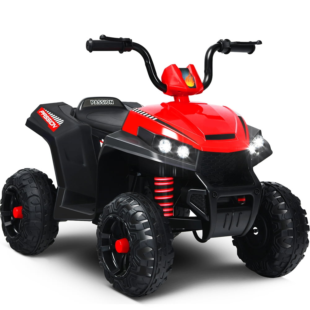 Kepooman Kids Ride On Car ATV, 6V Battery Powered Ride-on Vehicle with LED for Preschool Kids Ages 3-7 Years, Red Kepooman Kids Ride On Car ATV, 6V Battery Powered Ride-on Vehicle with LED for Preschool Kids Ages 3-7 Years, Red
