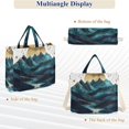 thumbnail image 6 of FORMRS Womens Corduroy Tote Bag Crossbody Shoulder Handbag with Pocket, Blue Mountains, 6 of 7