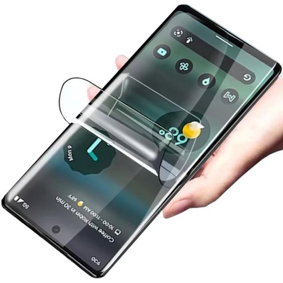 [2 Pack] Hydrogel Screen Protector for Google Pixel 6 Pro, Upgraded Non-breakable Flexible TPU Flexible Protective Film [Bubble Free] [High Sensitivity][Anti-Scratch] (Non-Tempered Glass)