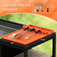thumbnail image 2 of Silicone Griddle Tools Mat, Grill Mat for Outdoor BBQ with Seasoning Jar Holder & Side Shelf Pad – Tool Rest & Kitchen Aid Accessory, 2 of 7
