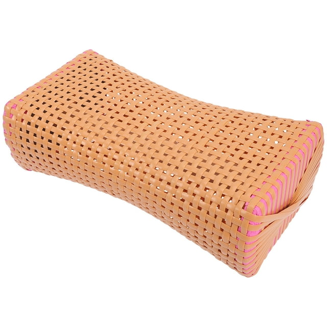 1Set Pillow Woven Cooling Neck Support Spinal Alignment Lumbar Support for Sauna Room Use