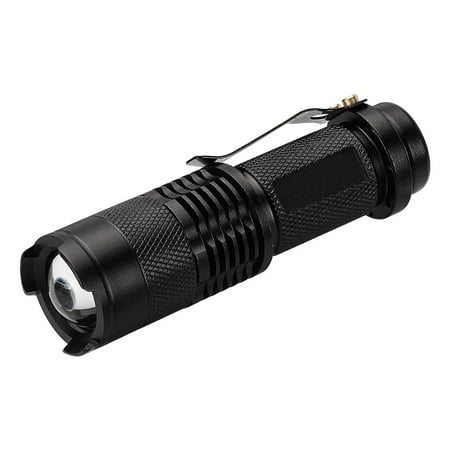 LANBOWO LED Mini Flashlight 3 Modes Zoomable Water Resistant Handheld Light Best Camping Outdoor Emergency Flashlights (Best Metering Mode For Sports)