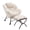 White, variant on Lazy Chair Ottoman Modern Lounge Chair Armrests Side Pocket Footrest