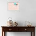 thumbnail image 3 of PinPix 18x13 Custom Cork Bulletin Board Modeco Zig Zag Grapefruit Poster Board Has a Fabric Style Canvas Finish, Framed in Modeco Zig Zag Grapefruit, by ArtToFrames (PinPix-1629), 3 of 5