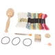 thumbnail image 4 of Huevo de zurcir para calcetines con agujas de ojo grande Hilos de coser Aguja de coser Kit de huevo de zurcir de madera para manualidades DIY para toallas, 4 of 15