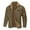ZB-Army Green, variant on Hvyesh Mens Trucker Jackets Sherpa Fleece Lined Coat Button Down Lapel Cargo Jacket Thick Thermal Cotton Warm Outerwear Casual Button Military Jacket Army Green S-3XL