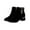 Black, variant on Tponi Winter Boots For Women Shoes Women Boots Clearance Under S53 Booties Round Toe High Heel Ankle-High Cocktail & Party Slouch Boots