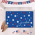 thumbnail image 4 of CQCYD Liquidation à Moins de 5$ Tapis de Porte, Drapeau Américain Rayures Rouges Étoiles Jour de l'Indépendance Absorbant Tapis d'Entrée Intérieur Extérieur Antidérapant pour Porte d'Entrée Arrière-Cours Patio, 4 of 6