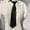 Black, variant on Ties for Women Men Metal Star Chain Necktie Pre-Tied Adjustable Black Tie for Uniform School Shirt Accessory